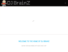 Tablet Screenshot of djbrainz.com